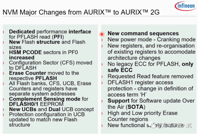 学习笔记|AURIX™ TC3xx NVM是非易失性存储器 -汽车开发者社区